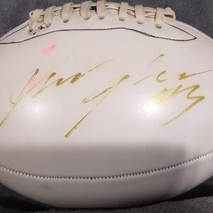 Alabama Crimson Tide Autographed Football by Kareem Jackson #3 2007-2009